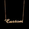 Collana con nome personalizzato in acciaio inossidabile con lettera personalizzata Collana girocollo in oro con ciondolo targhetta regalo 240109