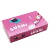 100PCS Sushi Box Packaging Fast Food Disposable Japan Rice Ball Paper Takeout Containers 170x105x35mm 240108