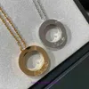 Mode autobanden designer ketting hart goud High Edition Full Sky Star Big Cake ketting voor dames verguld met 18K Rose Advanced Light met originele doos