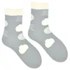 12 çift set pamuk desen kadın çoraplar gündelik sevimli kadın giyim ayak bileği çorapları yumuşak harajuku zemin çorapları kadın kış çorapları 240109