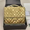 10a sac de créateur miroir patch sac en cuir petit sac à dos sac à dos en or sac à dos chaîne diamant grille sac pour femme 2024 nouveau modèle