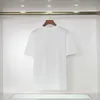 Moda Sıradan Erkekler Tasarımcı Lüks Monclairjacke 2024 Yeni Maskeli T-Shirt Kısa Kollu Erkekler ve Erkekler Küçük Etiket Omuz Amblemi Gazlaştırabilir Gevşek Gevşek