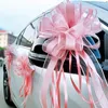 Décoration de fête Fil de neige Pull Bow Ruban Grande voiture pour voitures Anniversaire Cadeaux de Noël Cadeau Fleur de mariage