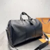 Saco de designer de alta qualidade duffle tote bolsa de viagem bolsa de ombro ao ar livre couro de alta qualidade listras de flores antigas carta única bolsa de bagagem de designer de tamanho grande