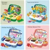 Dinsosaur Set Plastilina Modellazione Giocattolo educativo di argilla secca all'aria Creativa fai da te morbida gomma da masticare Stampo realizzato per regali per bambini y240108