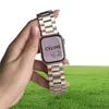 Smart Straps Titanium Starlight Link Bransoletka ze stali nierdzewnej opaska 3 koraliki Paski Butterfly zapięcie na Apple Watch Series 2779981