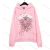 Sp5der Designer Hoodies Young Thug Hiphop Men Women Hoodie High Quality Foam Print Spider Web Graphic Pink Sweatshirts Pullovers 555555