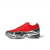 Raf Simon Ozweego Freizeitschuhe Clunky Metallic Silver Originals Shock Roller Herren Damen Klassische Sneakers Schwarz Blau Rosa Rot Dorky Trainer