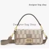 Designer-Tasche Designer-Umhängetaschen, bestickte Baguette-Tasche, Klappe, Umhängetasche, Damenhandtasche, modische Leinwand-Hardware, Schnalle, echtes Lederband