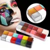 IMAGIC 12 Farben Gesicht Körper Flash Tattoo Öl Pigment Farbe Make-up Werkzeug Gesichtsbemalung Pigment 240108