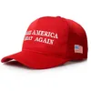 Chapéu Make America Great Again com estampa de letras 2017 Boné de beisebol snapback republicano Chapéu QOLO para presidente USA248Z