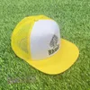 Bola Caps Amarelo Malha Rhude Hat Homens Mulheres Bordado Sunshade Carta Baseball Cap 4B5A 2OWL