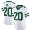 Aaron Rodgers Ahmad Sauce Gardner Football Jersey Mark Gastineau Zach Garrett Darrelle Revis Wilson Dalvin Cook Joe Klecko Quinnen Williams Breece Men Women Youth