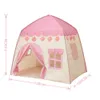 Crianças tenda rosa azul crianças jogar casa crianças indoor ao ar livre casa de brinquedo portátil bebê jogar casa crianças tenda tenda tenda enfant 240108