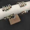High-end qualidade DY aberto manguito pulseira designer pulseiras de cabo clássico pulseira prata ouro com diamante lucuxy jóias espessura 5mm para homens mulheres presente de natal