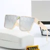 Designer verserar solglasögon Vercaces Overseas Fan Family Men's and Women's Large Frame Classic Tourism Watermark Glasses 8944