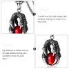 Pendanthalsband 1pc Creative Dragon Claw Halsband Rostfritt stål Male Neck smycken