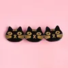 Hair Clips Factory Straight Batch Of Cute Girl Three-Color Splicing Kitten Hairpin Acetic Duckbill Clip Accessories