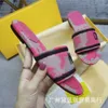 Slippers Sandals Family Summer Canvas Printing Printing Letter Properatile Flat