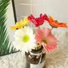 Decorative Flowers Grace Transparent Simulation Rich Colors Clear The Elastic Thick Leaves High Quality Material Fresh Gerbera Unique Style