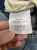 Jeans da donna 2024 Adesivi con lettere alla moda Casual Comfort Qualità Eccellente gamba lunga dritta KCC