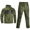 Gymkleding Heren US Army Militaire broek Winter tactische pakken Softshell jassen Man waterdicht wandelen Camping fleecejack