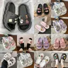 Designer Slides Women Man Luxury Slippers Sandal Sandals Real Leather Flip Flop Flats Slide Casual Shoes Sneakers