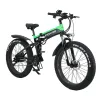 EU Stock R5 Volwassenen Vouwbare elektrische fiets 1000W 26 inch 48V 14Ah Elektrische fiets Vet Tyre Off Road Snow Ebikes voor Mens Max Speed 45 km/H