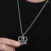 Anhänger Halsketten Edelstahl Geometrische Liebeslinie Halskette mit Hip Hop Stil Herren und Damen Gleiches Charmantes Schmuckgeschenk