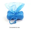 Dog Apparel Portable Pet Waste Poop Bag Box Out Door Dispenser Picking For Cleaning With 15 Bags In It