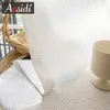 Soggiorno Tende in semi voile per finestre Camera da letto per ragazze Tulle Tenda trasparente Bagno Salon Cafe Tende Trattamento Personalizza 240109