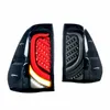 Ensemble de feu arrière de voiture, feux de freinage et de marche arrière, clignotant en banderole pour Toyota Hilux feu arrière LED 15-21, pièce automobile