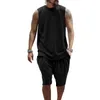 Running Sets Men'S Summer Breathable Undershirt Shorts Two Piece Suit Dress Mens Dinner Big & Tall Suits Prom Tux