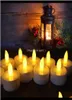 Dekor Hausgarten Drop Lieferung 2021 Led Flammenlose Teelicht Flackern Tee Kerzen Licht ohne Batterie Für Hochzeit Geburtstag Party C1660301
