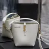 10A Mirror Quality Bucket Bag Fashion Designer Bag Luxury Women's Handbag Classic Tote Bag Cowhide Designer Crossbody Bag Simple Wallet