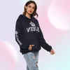 Lente nieuwe vrouwenmannen hoodies king queen geprinte sweatshirt minnaars paren hoody sweatshirt casual pullover sportkleding tracksuits y6635416