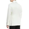 Creme marfim masculino ternos noivo smoking jaqueta calça terno de casamento para homens moda festa de casamento desempenho palco 240108
