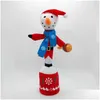 Jouets en peluche électroniques Nouveau jouet électrique Santa Bonhomme de neige dansant Cactus Sable Scpture Twisting P Apprendre à parler et chanter poupée 1028 Drop D Ot4Ht