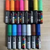 UNI PC-8K 15C POSCAアクリルペイントマーカーペンSetextra Broad 8mm Chisel Tips Rock Painting Graffitti Pop Advertise Art Pens 240108