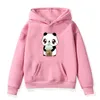 Panda kreskówka bluzy dla dzieci chłopcy dziewczęta bluzy bluza