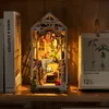 Robotime Rolife DIY Book Nook Gardenhouse con luces Fácil de montar Regalo increíble para niños TGB06 240108