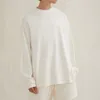 24SS USA Oversize pesado fez a frente lettle letra 3d camiseta de silício PLUS TAMANHA MENINOR TREENGER TRIME