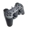 وحدات التحكم في اللعبة عصا التحكم السلكية وحدة التحكم gamepad مزدوجة الاهتزاز clear joypad ل 2 ps2 gamepads الملحقات ألعاب التوصيل acc otglt