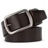 Belts Extra Long 140cm 150cm Big And Tall Mens Luxury Cow Genuine Leather Belt Men Retro Pin Buckle Large Size Waist Strap G693