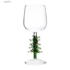 Copos de vinho para festa, copo de árvore de natal, coquetel, árvores, decorativo, conveniente, água delicada, multifuncional, copos yq240105