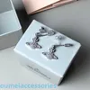 2024 Designer Xitai Queenjewellery Stud Pins Earth Planet Full Diamond Personalized Grade Simple Light Luxury Earrings