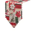 Party Decoration Christmas Tracloth Tree Table Runner Merry Xmas Decorations for Home Decor Ornament Matsal