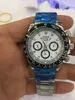 Con scatola originale in acciaio inossidabile zaffiro 116500 orologio da uomo 40 mm lunetta in ceramica quadrante panda orologi automatici da uomo senza cronografo 2024