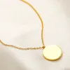 Дизайнерское ожерелье Роскошный бренд с длинной цепочкой для женщин Love Jewelry 18-каратное позолоченное подарочное очаровательное ожерелье высокого качества с упаковкой в коробке 40,5 + 5 см