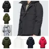 Piumino piumino Designe Piumino invernale da uomo corto con collo in pelliccia ispessito caldo casual outdoor piumini caldi neri L6